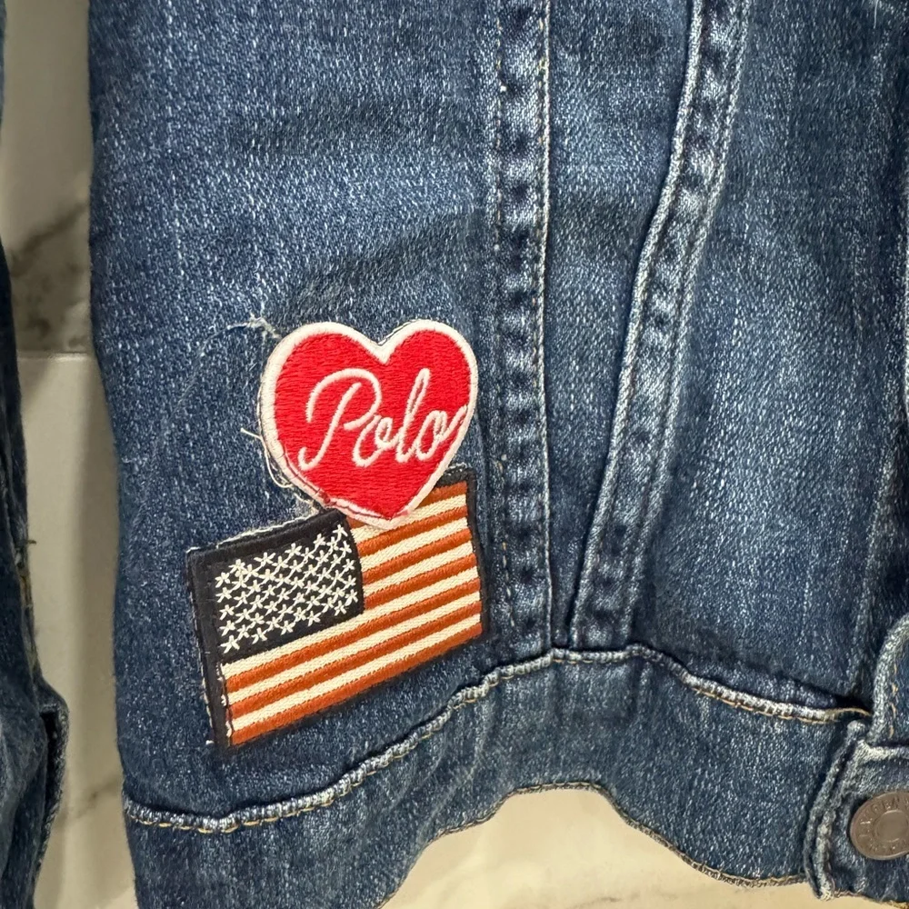 Polo Ralph Lauren Kids Denim Patchwork Jacket